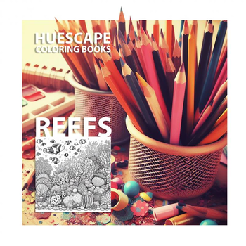 Huescape Kleurboek voor volwassenen - Riffen (Paperback) bij Singel 344