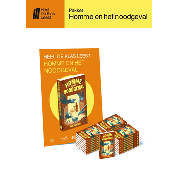 Schoolpakket Heel De Klas Leest 2026 - Homme en het noodgeval (PO groep 5-6) bij Singel 344