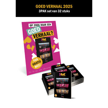 3PAK set van 32 ex. Boekhandel Goed Verhaal 2025 bij Singel 344