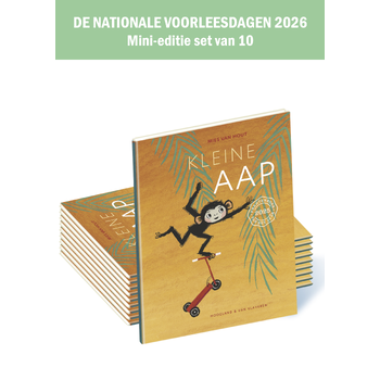 Kleine Aap mini-editie set van 10 ex. De Nationale Voorleesdagen 2026 bij Singel 344