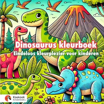 Dinosaurus kleurboek (Paperback) bij Singel 344