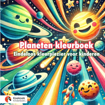 Planeten kleurboek voor kinderen (Paperback) bij Singel 344