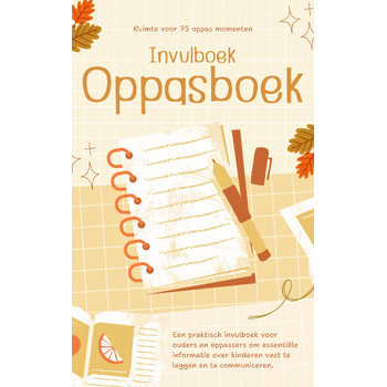 Oppasboek Invulboek (Paperback) bij Singel 344