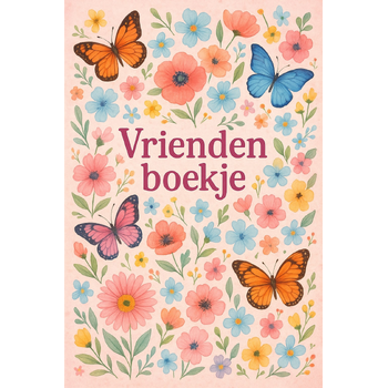 Bloemen en Vlinders Vriendenboekje (Paperback) bij Singel 344