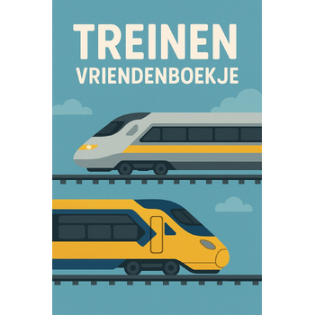 Treinen Vriendenboekje (Paperback) bij Singel 344