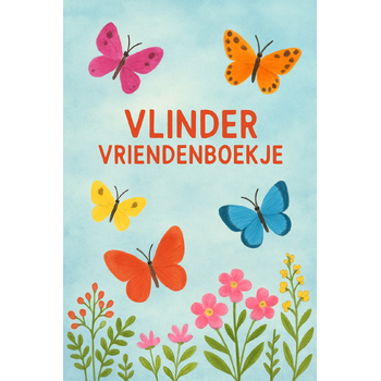 Vlinder Vriendenboekje (Paperback) bij Singel 344