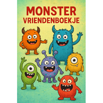 Monster Vriendenboekje (Paperback) bij Singel 344