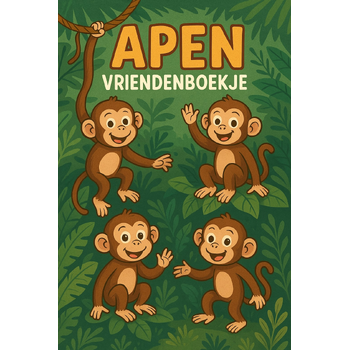 Apen Vriendenboekje (Paperback) bij Singel 344