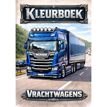 Kleurboek, Vrachtwagens (Paperback) bij Singel 344