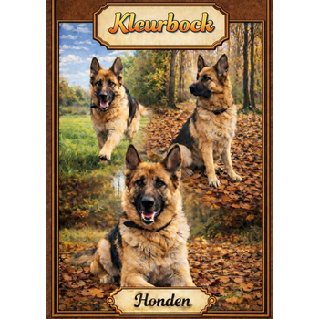Kleurboek, Honden (Paperback) bij Singel 344