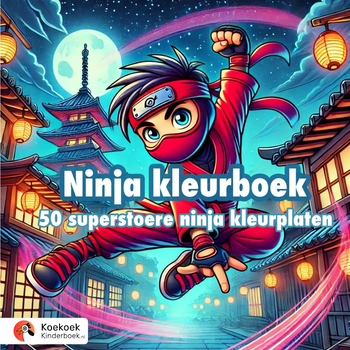 Ninja Kleurboek (Paperback) bij Singel 344