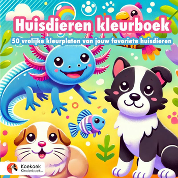 Huisdieren Kleurboek (Paperback) bij Singel 344