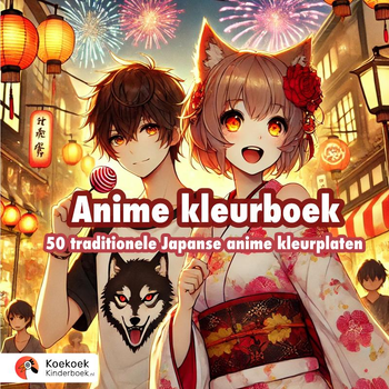 Anime Kleurboek (Paperback) bij Singel 344