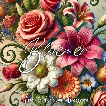 Luxe Bloemen Kleurboek voor Volwassenen (Hardcover) (Hardback) bij Singel 344