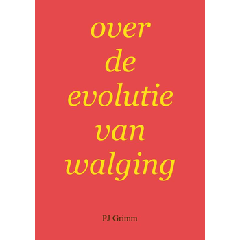 over de evolutie van walging (Paperback) bij Singel 344