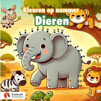 Kleuren op nummer: Dieren (Paperback) bij Singel 344
