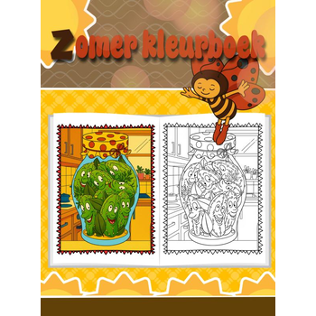 Leuk zomerkleurboek voor kinderen (Paperback) bij Singel 344