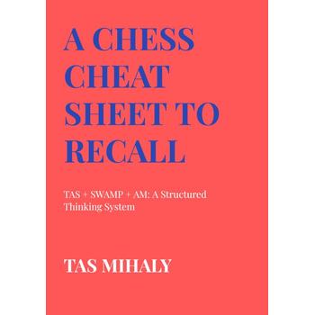 A CHESS CHEAT SHEET TO RECALL (Paperback) bij Singel 344