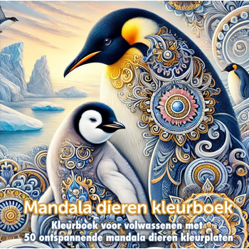 Mandala dieren kleurboek (hardcover) (Hardback) bij Singel 344