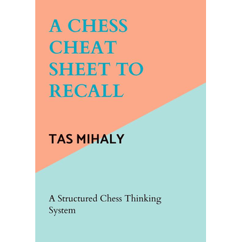 A CHESS CHEAT SHEET TO RECALL (Paperback) bij Singel 344
