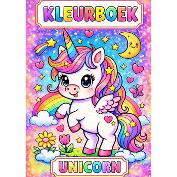 Kleurboek, Unicorn (Paperback) bij Singel 344