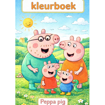 Kleurboek, Peppa pig (Paperback) bij Singel 344