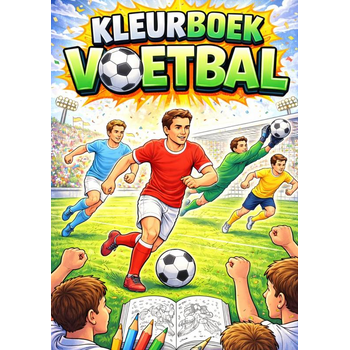 Kleurboek, voetbal (Paperback) bij Singel 344