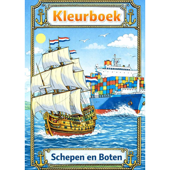 Kleurboek, boten en schepen. (Paperback) bij Singel 344