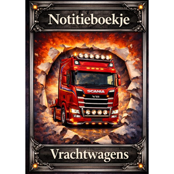 Notitieboekje, Vrachtwagens. (Paperback) bij Singel 344