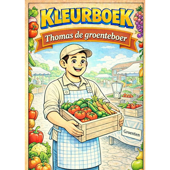 Kleurboek, Thomas de Groenteboer. (Beroepen serie) (Paperback) bij Singel 344