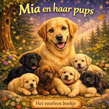 Het voorlees boekje, Mia en haar pups. (Paperback) bij Singel 344