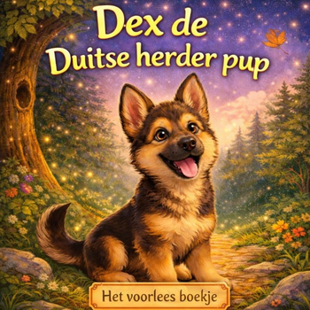 Het voorlees boekje, Dex de Duitse herder pup. (Paperback) bij Singel 344