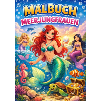 Malbuch, Meerjungfrauen (Paperback) bij Singel 344