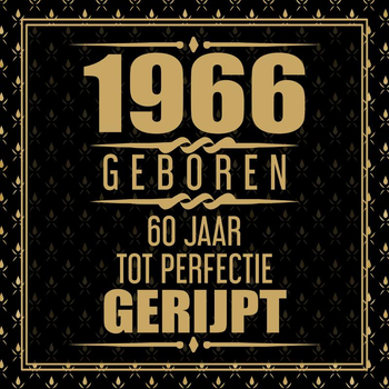 1966 Geboren 60 Jaar Tot Perfectie Gerijpt (Paperback) bij Singel 344