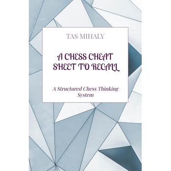 A CHESS CHEAT SHEET TO RECALL (Paperback) bij Singel 344