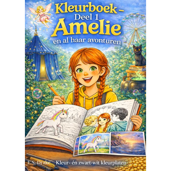 Kleurboek Amelie en al haar avonturen - deel 1 (Paperback) bij Singel 344