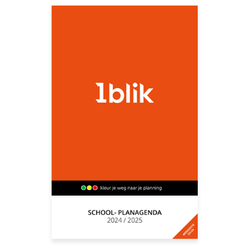 1blik school-planagenda 2024-2025 (Paperback) bij Singel 344