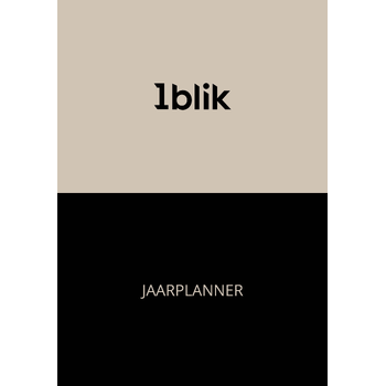 1blik Jaarplanner (Paperback) bij Singel 344