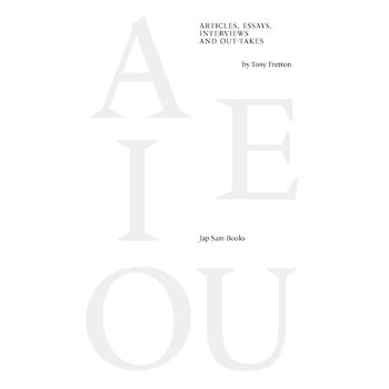 Articles, essays, interviews and outtakes (Paperback) bij Singel 344