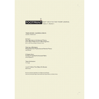 Footprint 21 Trans-Bodies / Queering Spaces (Paperback) bij Singel 344