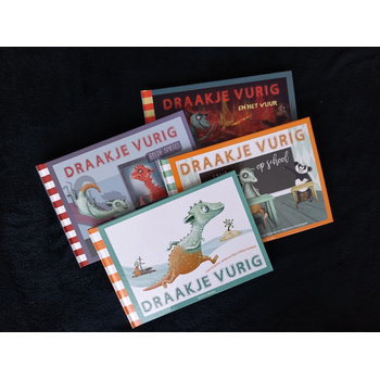 Draakje Vurig set 4 delen bij Singel 344