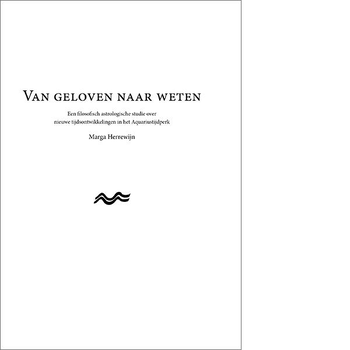 Van geloven naar weten (Paperback) bij Singel 344