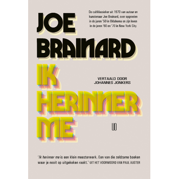 Ik herinner me (Paperback) bij Singel 344