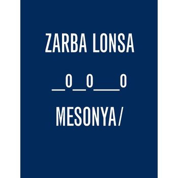Zarba Lonsa, 0_0__0, Mesonya (Paperback) bij Singel 344