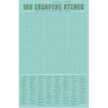 100 Europese Steden bij Singel 344