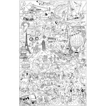 XL-kleurposter-vakantie bij Singel 344