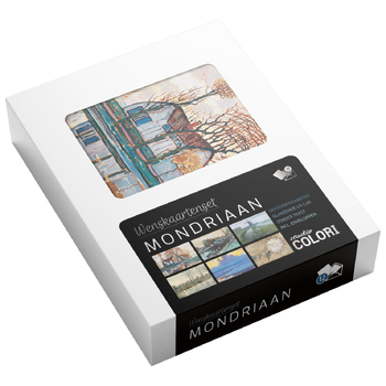 Wenskaartenset Mondriaan bij Singel 344