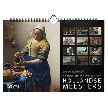 Verjaardagskalender De mooiste schilderijen van Hollandse Meesters bij Singel 344