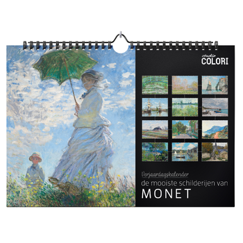Verjaardagskalender De mooiste schilderijen van Monet bij Singel 344
