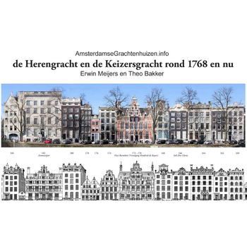 De Herengracht en de Keizersgracht rond 1768 en nu (Hardback) bij Singel 344